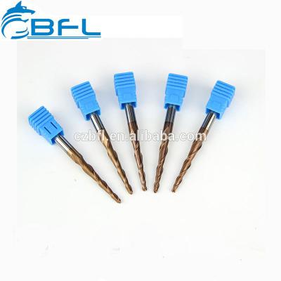 BFL XDD2T Solid Carbide 2 Flutes Taper Ball Nose End Mill