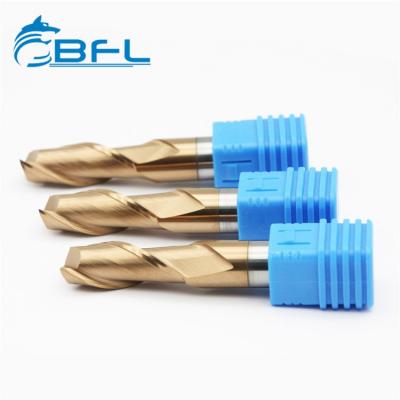 Solid Carbide 2 Flute Square, Flat End Mill, TiSiN Coating