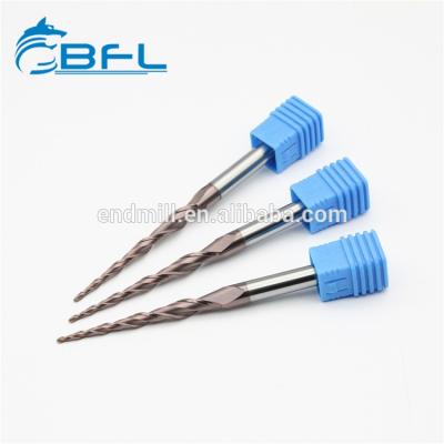 BFL XDD2T Solid Carbide 2 Flutes Taper Ball Nose End Mill
