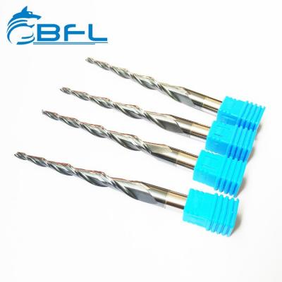 BFL XDD2T Solid Carbide 2 Flutes Taper Ball Nose End Mill