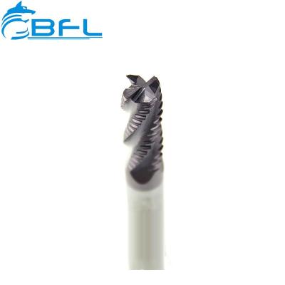 BFL Solid Carbide 4 Flutes Rough End Mills For Metal Processing