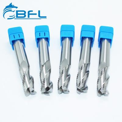 BFL Tungsten Carbide 3 Flute Roughing End Mills For Aluminum