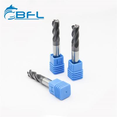 BFL Solid Carbide 4 Flutes Corner Radius End Mills, Coating